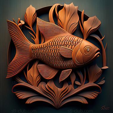 3D model st Malabar danio fish (STL)